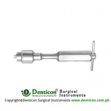 Drill Handle With Chuck Langitudinally Board - With Key Ref:- OR-036-90 Stainless Steel, Standard